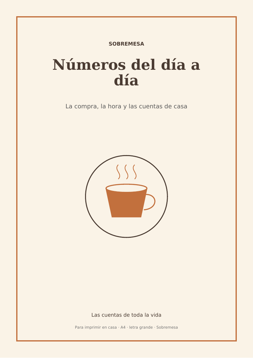 Portada de Números del día a día